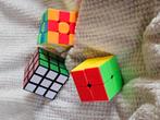 3 rubiks cube's, Ophalen of Verzenden, Zo goed als nieuw, Overige merken