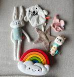 Baby Speelgoed Pakket - Knuffels, Doekjes, Regenboog, Rammel, Ophalen, Nieuw, Rammelaar