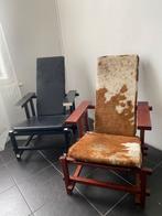 Rietveld stoelen replica, Huis en Inrichting, Stoelen, Twee, Zwart, Ophalen of Verzenden, Hout