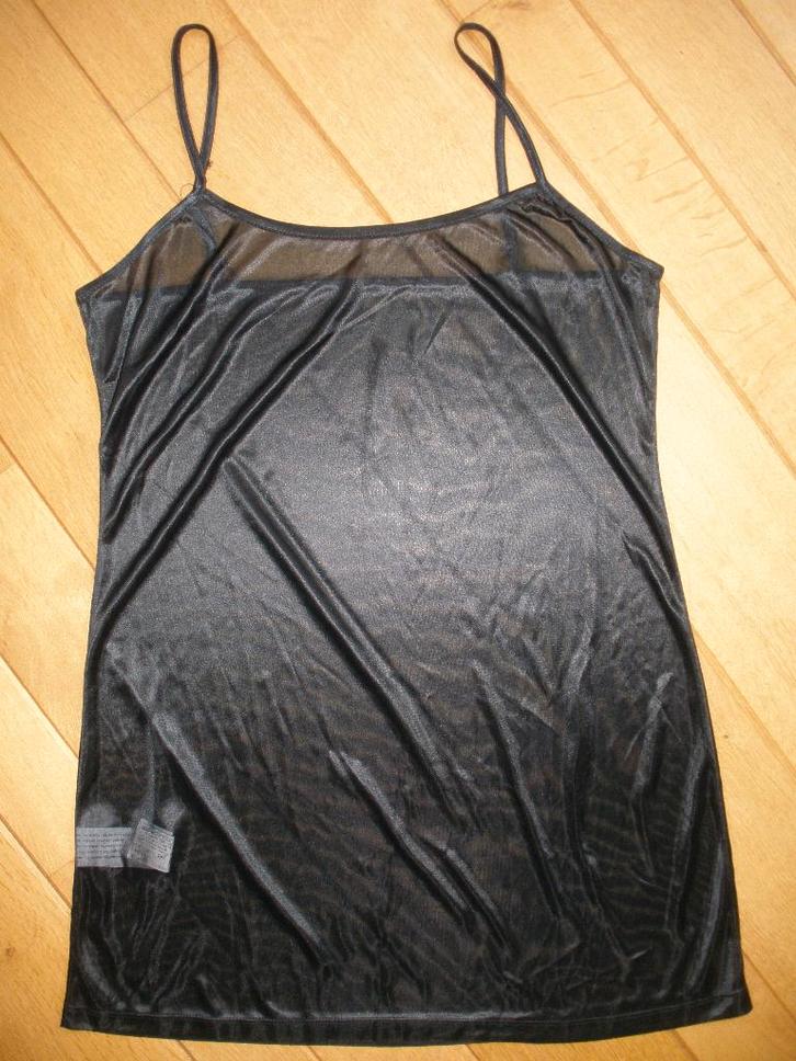 MANGO jurk lange top zwart glans maat L - nieuw -, Kleding | Dames, Jurken, Nieuw, Maat 38/40 (M), Zwart, Boven de knie, Ophalen of Verzenden