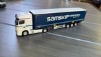 HERPA MERCEDES SAMSKIP VAN DIEREN TRAILER 1:87, Ophalen of Verzenden, Zo goed als nieuw