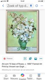Vaas met rozen, Vincent van Gogh, Antiek en Kunst, Kunst | Schilderijen | Klassiek, Ophalen of Verzenden