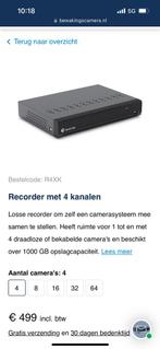 Bascom bewakingscamera’s systeem, Audio, Tv en Foto, Videobewaking, Ophalen of Verzenden, Zo goed als nieuw