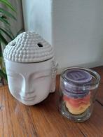 Leuke buddha geurbrander wax olie, Overige materialen, Ophalen of Verzenden, Kandelaar, Wit