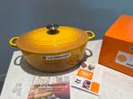 Nieuwe Le Creuset Braadpan 31 cm Nectar in doos, Gietijzer, Nieuw, Ophalen of Verzenden, Keramische plaat