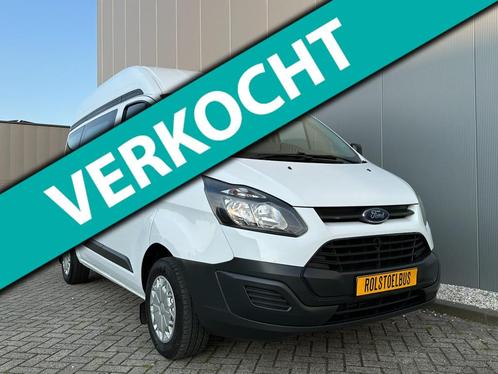 Ford Transit Custom Rolstoelbus (Airco) Rolstoel Voorin Rols, Auto's, Bestelauto's, Bedrijf, Te koop, Aangepast voor mindervaliden