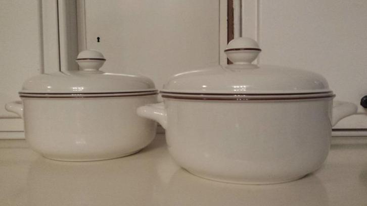 Villeroy & Boch Boutique - twee dekschalen, Huis en Inrichting, Keuken | Servies, Zo goed als nieuw, Schaal of Schalen, Overige stijlen