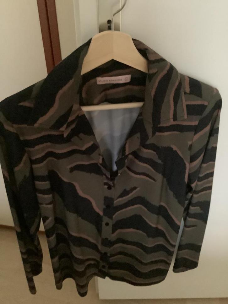 Studio anneloes poppy blouse maat L, Kleding | Dames, Blouses en Tunieken, Zo goed als nieuw, Maat 38/40 (M), Groen, Ophalen of Verzenden