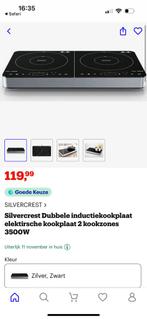 Dubbele Inductieplaat 3500w. Silvercrest Nieuw!, Ophalen, Zo goed als nieuw