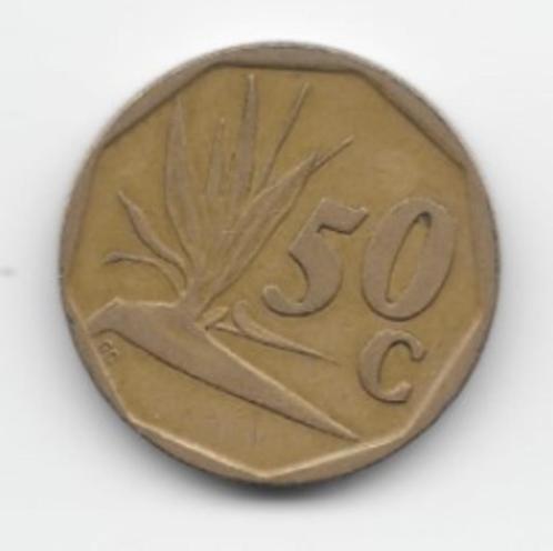 Zuid-Afrika 50 cents 1992 KM# 137, Postzegels en Munten, Munten | Afrika, Losse munt, Zuid-Afrika, Verzenden