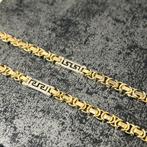 14k gouden ketting koningsketting plat massief