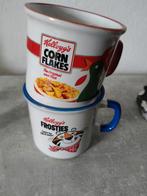 Kellogg's 2 mokken, Huis en Inrichting, Keuken | Servies, Ophalen of Verzenden, Zo goed als nieuw, Overige stijlen, Kop(pen) en/of Schotel(s)