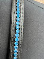 Frontriem blauw, Dieren en Toebehoren, Paarden en Pony's | Hoofdstellen en Tuigage, Ophalen, Nieuw, Dressuur