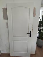 Stompe witte binnendeur, 198x82,4. Met loopslot, Ophalen, Gebruikt, 80 tot 100 cm, Binnendeur
