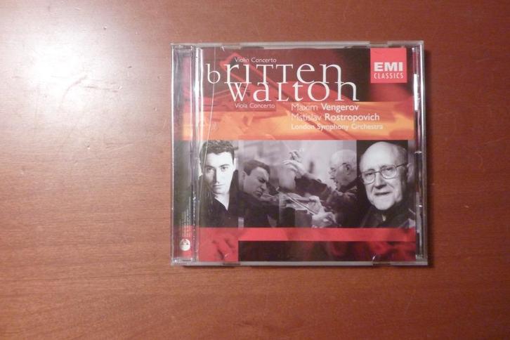 Britten, Walton Violin Concerto - Vengerov, Rostropovich, Cd's en Dvd's, Cd's | Klassiek, Modernisme tot heden, Ophalen of Verzenden