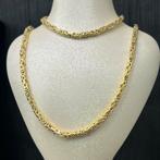 14 karaat gouden koningsketting prachtig ketting heren, Sieraden, Tassen en Uiterlijk, Kettingen, Ophalen of Verzenden, Zo goed als nieuw