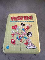 Pesten! Kaartspel in Blikken Doos, Drie of vier spelers, Ophalen of Verzenden, Zo goed als nieuw, Identity Games