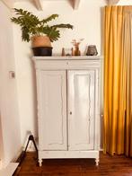 Brocante Meidenkast kast Grijs Vintage, Ophalen