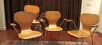 6 Danerka Eetkamerstoelen - Design Klassieker, Ophalen, Gebruikt, Overige kleuren, Vijf, Zes of meer stoelen