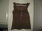 leuke nieuwe bruine top/blouse van Zoi, mt M/L, Bruin, Verzenden, Maat 42/44 (L), Nieuw