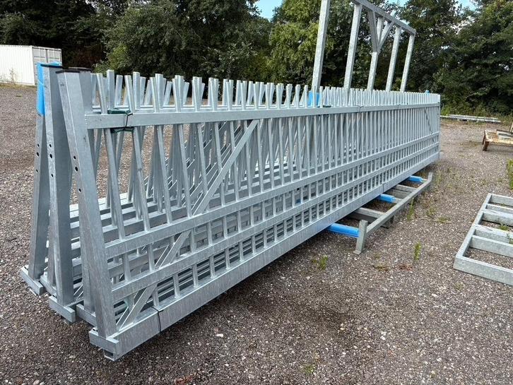 Schuifpoorten Nieuw 6 mtr doorgang x 140 cm hoog, Tuin en Terras, Tuinpoorten, Nieuw, Schuifpoort, Hout, 150 tot 200 cm, 200 cm of meer