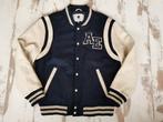 Alter Ego Bomber Baseball Jacket XL Blauw/Wit Leder, Ophalen of Verzenden