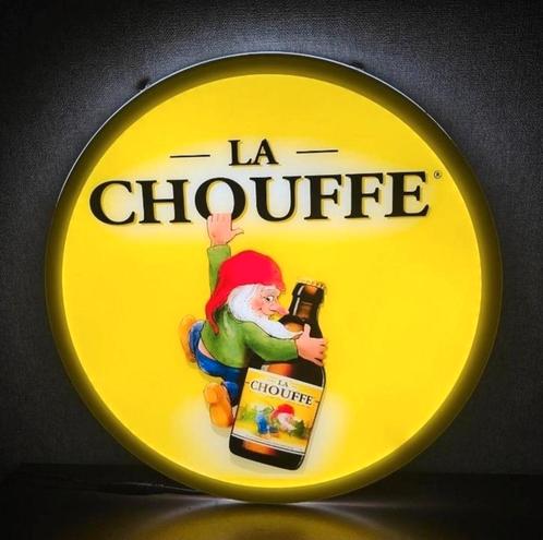 LA CHOUFFE LED reclame verlichting lamp, Verzamelen, Biermerken, Nieuw, Reclamebord, Plaat of Schild, Overige merken, Ophalen of Verzenden