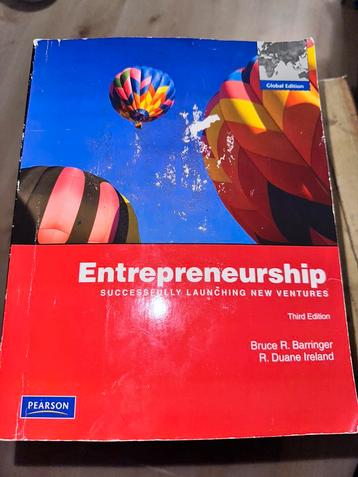 Entrepreneurship  beschikbaar voor biedingen