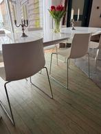 Zes 6 stoelen Arper Catifa wit design, Ophalen, Zo goed als nieuw, Wit, Vijf, Zes of meer stoelen