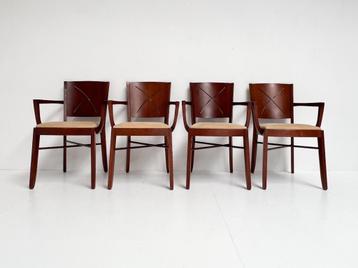 Elegante set van 4 Andreu World eetkamerstoelen, 1960's beschikbaar voor biedingen