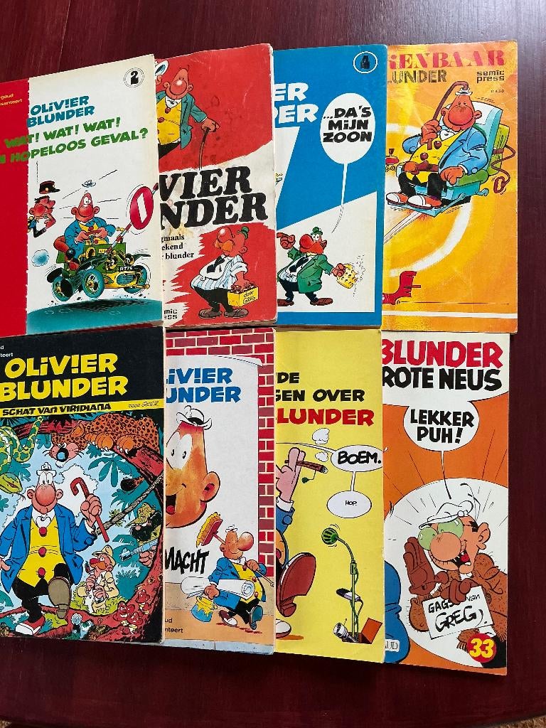 Olivier Blunder, Meerdere stripboeken, Ophalen of Verzenden, Gelezen