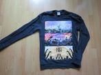 Leuke blauwe trui met stoere print van Non Grada, maat L, Maat 52/54 (L), Blauw, Ophalen of Verzenden, Gedragen