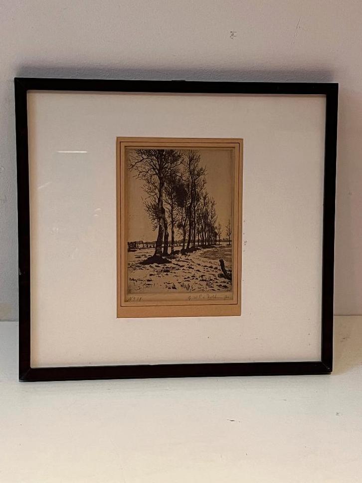 Schilderij Gerrit van Dokkum, Antiek en Kunst, Kunst | Schilderijen | Klassiek, Ophalen