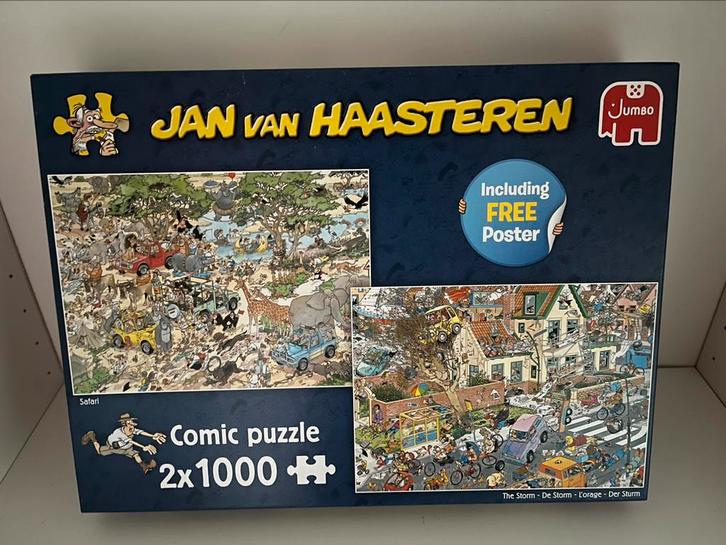 JvH - 2 in 1 combidozen, Hobby en Vrije tijd, Denksport en Puzzels, Zo goed als nieuw, 500 t/m 1500 stukjes, Ophalen of Verzenden