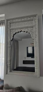 Handgemaakte Oosterse Spiegel - Mangohout, Ophalen, Rechthoekig, Minder dan 50 cm, Minder dan 100 cm