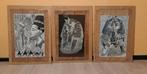 3 st. Egyptische afbeeldingen, Ophalen