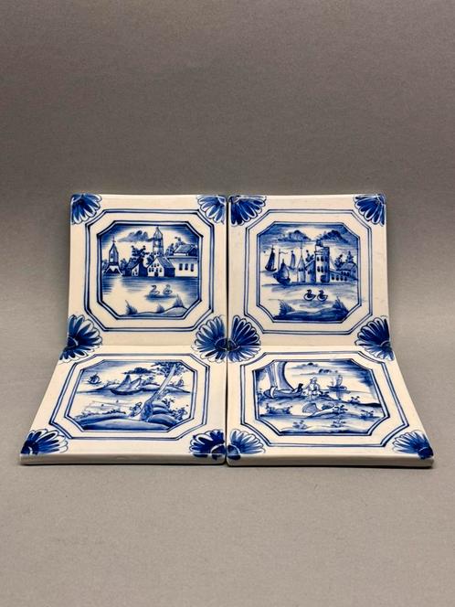 Antieke tegel tegelveld Delfts Blauw set Delft, Antiek en Kunst, Antiek | Wandborden en Tegels, Ophalen of Verzenden