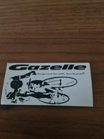 1656 Gazelle Sticker - Vintage Fiets Accessoire, Ophalen of Verzenden