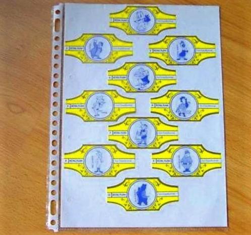 Tom Poes en Ollie B. Bommel sigarenbanden, Verzamelen, Rookartikelen, Aanstekers en Luciferdoosjes, Gebruikt, Sigarenbandjes, Ophalen of Verzenden