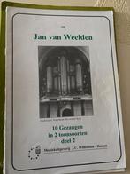 Jan van Weelden - 10 Gezangen in 2 toonsoorten, deel 2, Muziek en Instrumenten, Orgel, Gebruikt, Klassiek, Ophalen of Verzenden