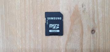 Geheugenkaart - Samsung adapter MicroSD -> SD kaart beschikbaar voor biedingen