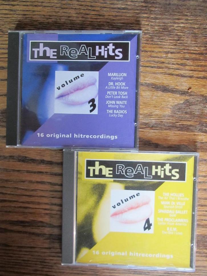 The Real Hits volume 3 & 4, Cd's en Dvd's, Cd's | Verzamelalbums, Zo goed als nieuw, Pop, Ophalen