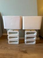 2x design lamp Jan des Bouvrie, Ophalen, Gebruikt, Wit, Rechthoekig