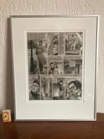 Dick Matena De Avonden Gerard Reve gesigneerde zeefdruk, Ophalen of Verzenden