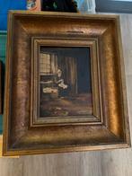 Prachtig kuntstwerk antiek schilderij met lijst, Ophalen