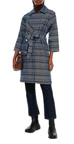Hofmann Copenhagen Denim Trenchcoat Maat 38, Maat 38/40 (M), Blauw, Hofmann, Hofmann