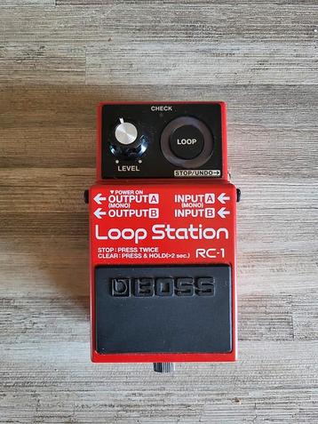 Boss RC-1 Loop Station (Rood) - Perfecte Looper! beschikbaar voor biedingen