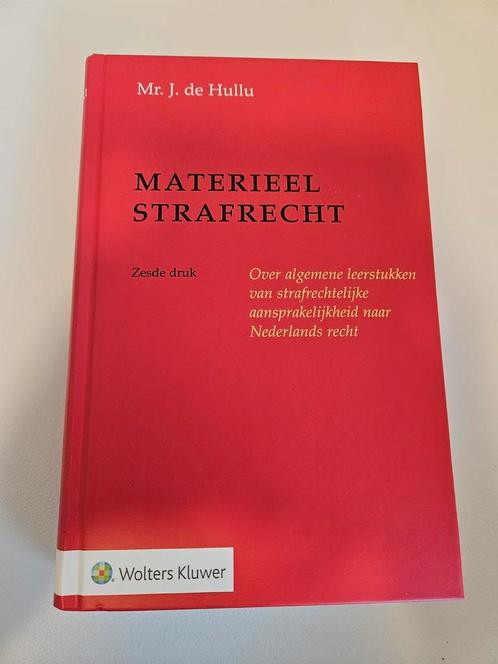 J. de Hullu - Materieel strafrecht, Boeken, Wetenschap, Nieuw, Ophalen of Verzenden