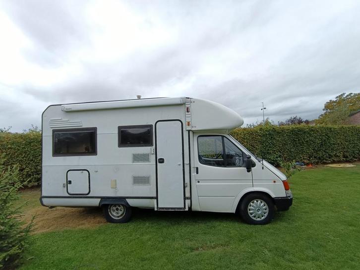Camper Ford Transit Rheinstar 1989 Diesel, Caravans en Kamperen, Campers, Particulier, Buscamper of Camperbus, Ford, Ophalen