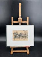 Abstract Aquarel Schilderij A. van Huizen, Ophalen of Verzenden